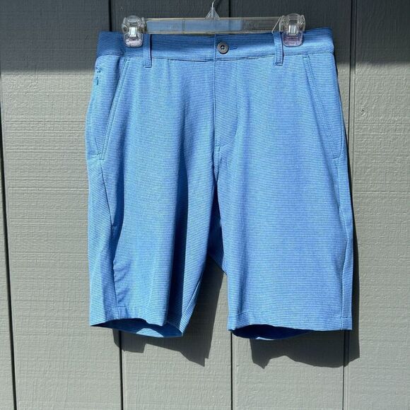Puma Other - NEW Puma 101 Blue Striped Performance Golf Shorts Men's size 30